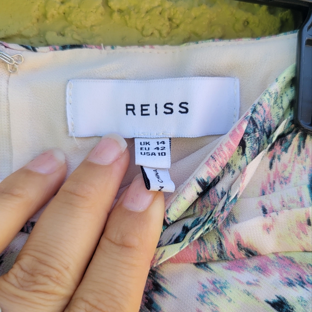 Reiss Amy Abstract Mini Skirt - Picture 6 of 6